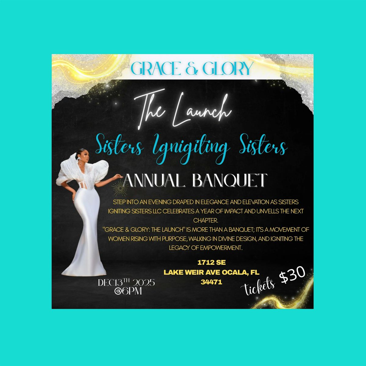 Sisters rising with Grace “The Launch “, 13 December | Event in Ocala | AllEvents