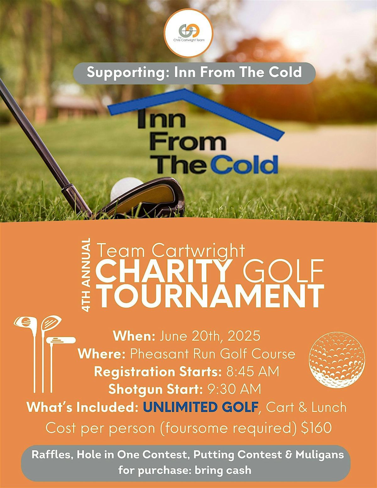4th Annual Team Cartwright Charity Golf Tournament, 20 June | Event in East Gwillimbury | AllEvents