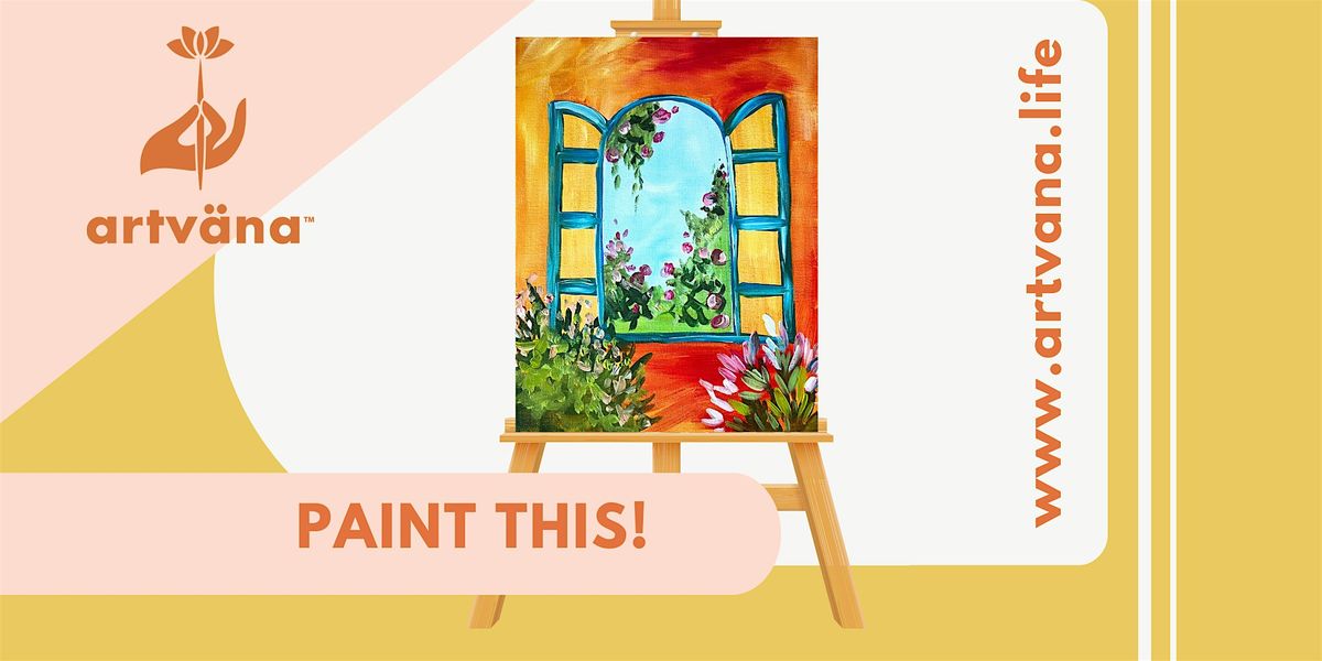 Artvana paint & sip class at Golden Hour Tea Olympia!, 19 June | Event in Olympia | AllEvents