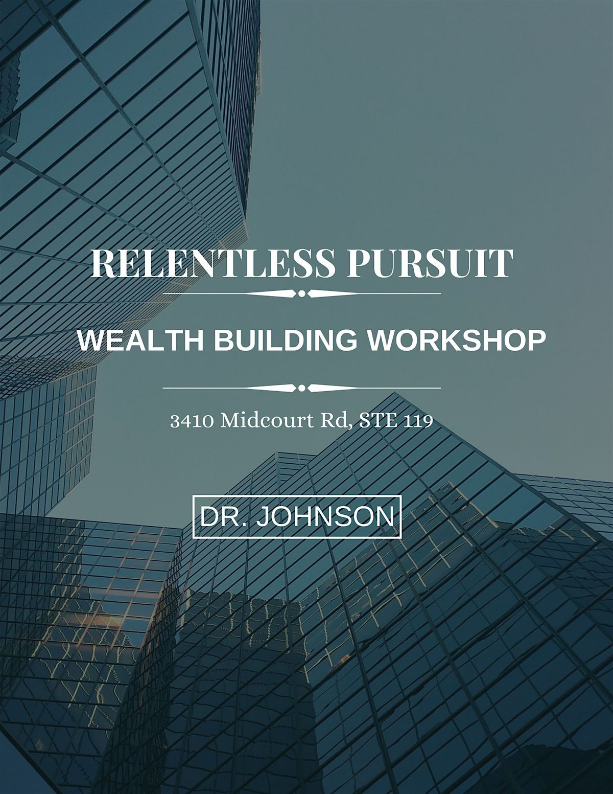 Relentless Pursuit Wealth Building Workshop | Event in Carrollton | AllEvents
