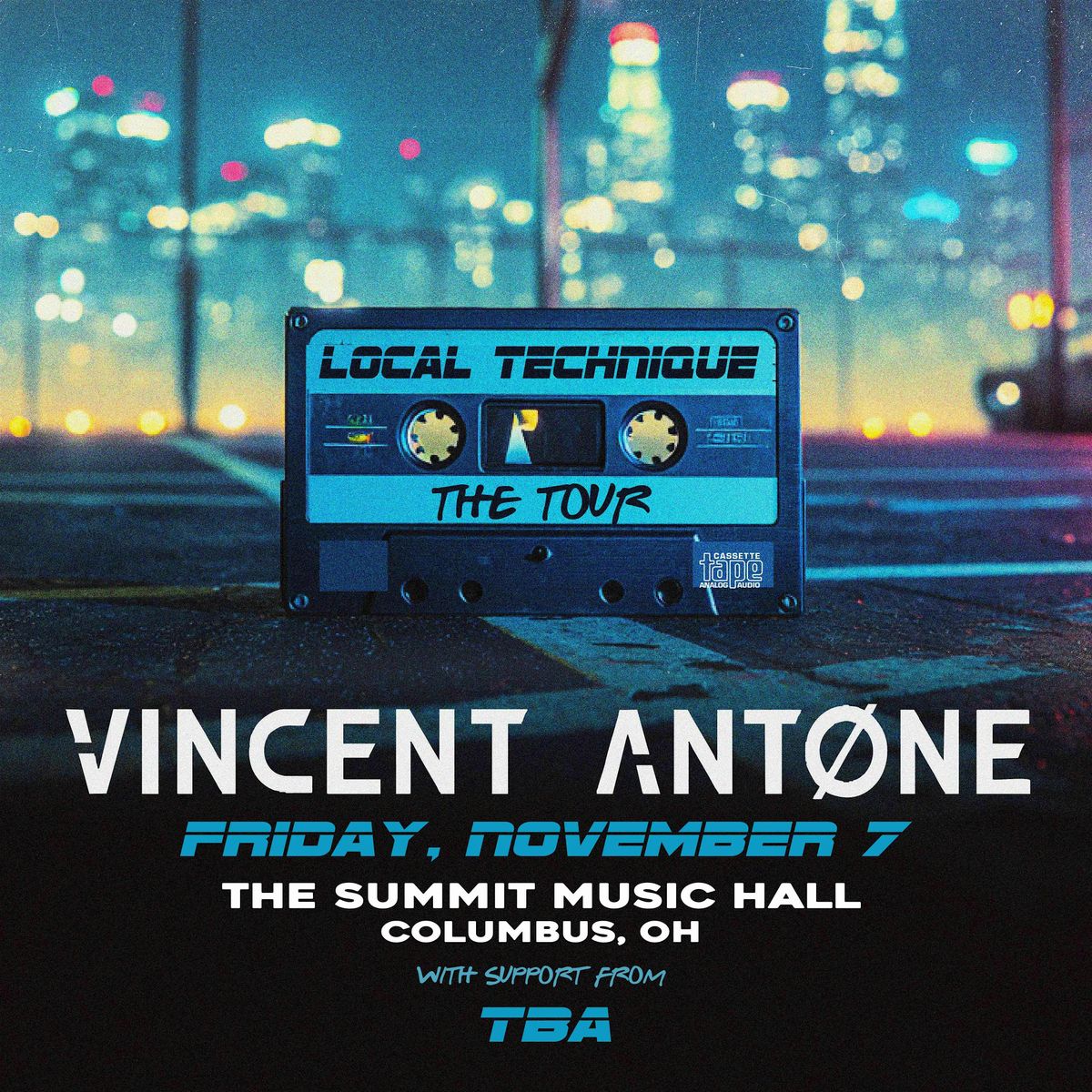 Vincent Antone @ The Summit Music Hall, 7 November | Event in Columbus | AllEvents