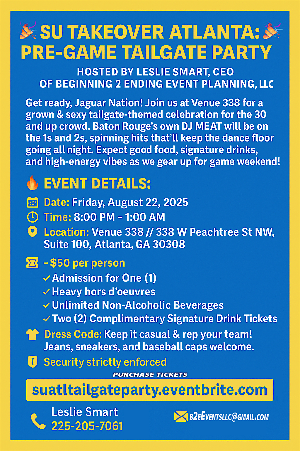 SU Take Over Atlanta  Pre-Game Tailgate Party, 22 August | Event in Atlanta | AllEvents