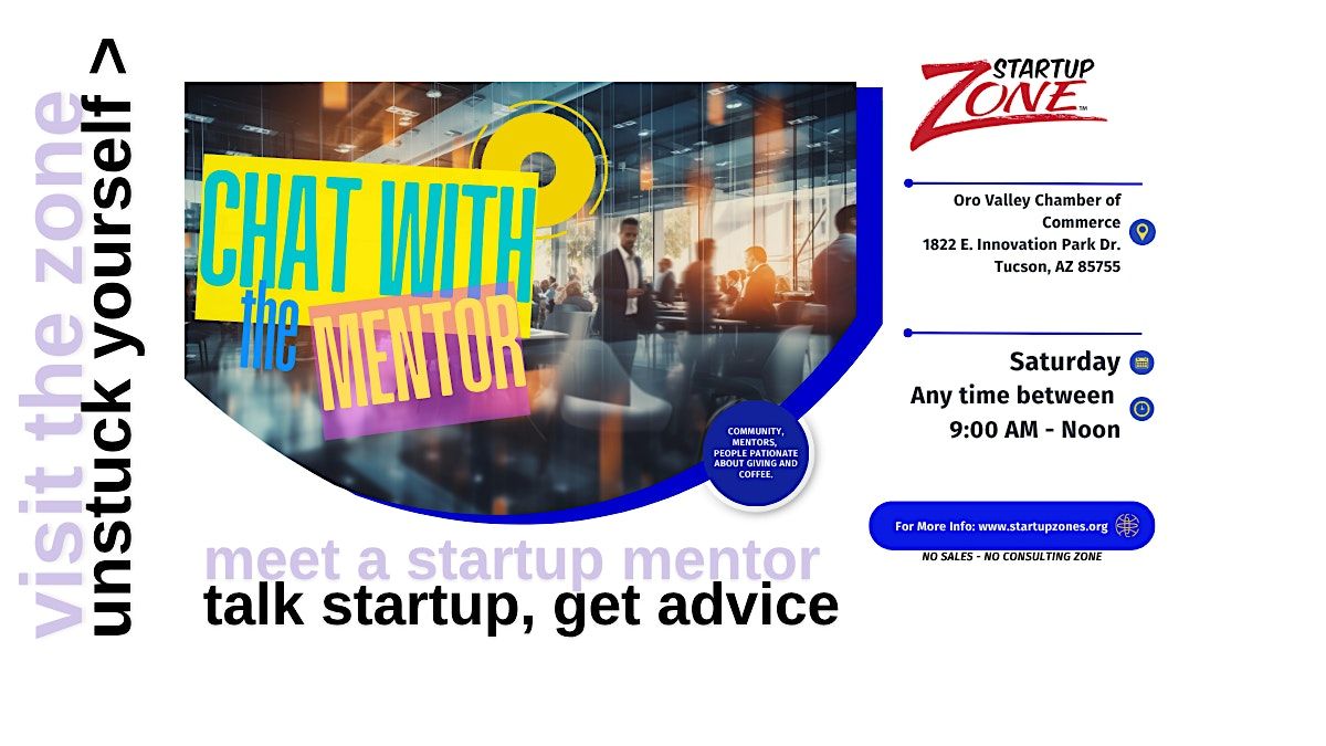 June 28 - Startup - Mentorship and Networking [Arrive Any Time], 28 June | Event in Oro Valley | AllEvents