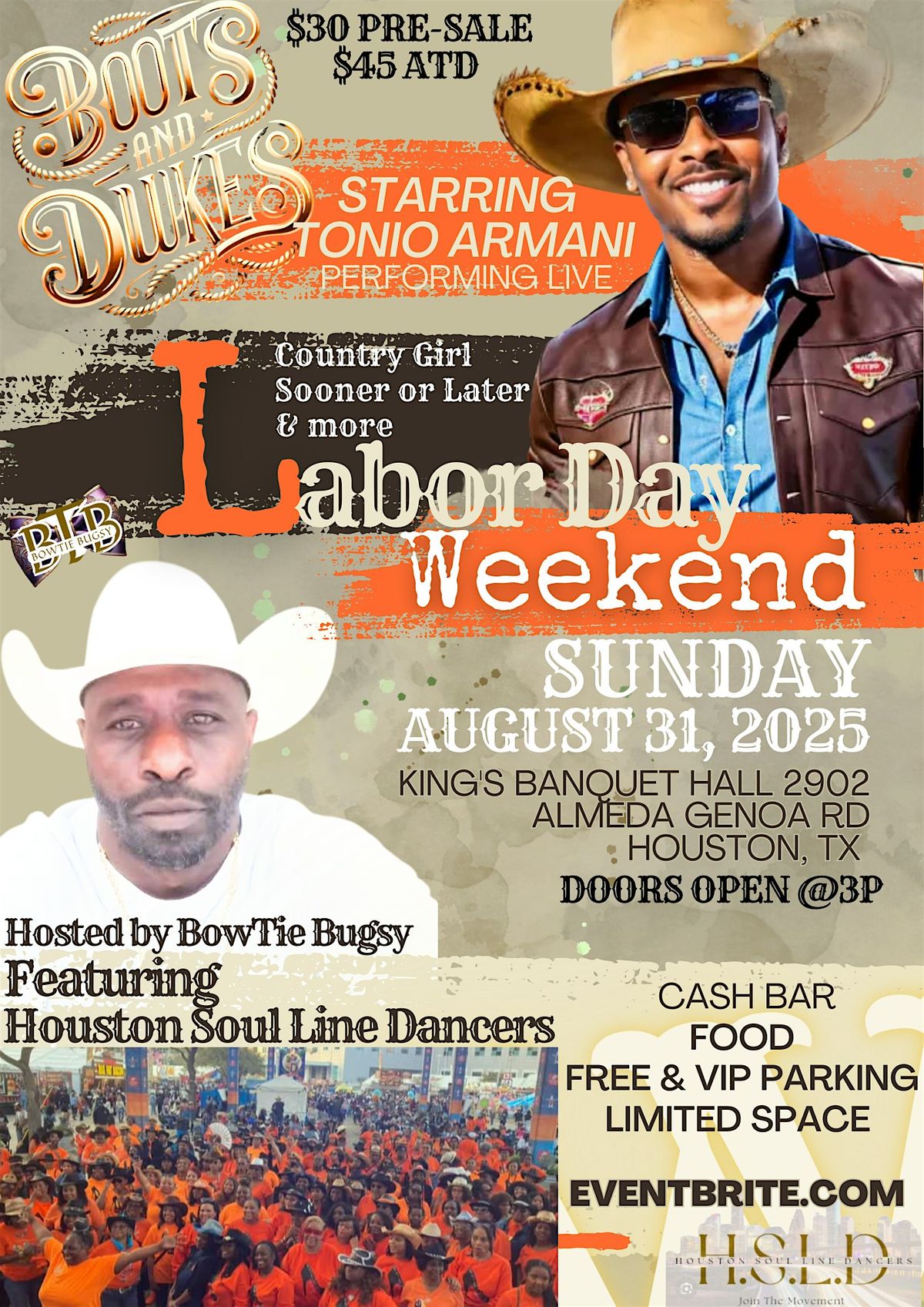 Boots 'n Dukes | Event in Houston | AllEvents
