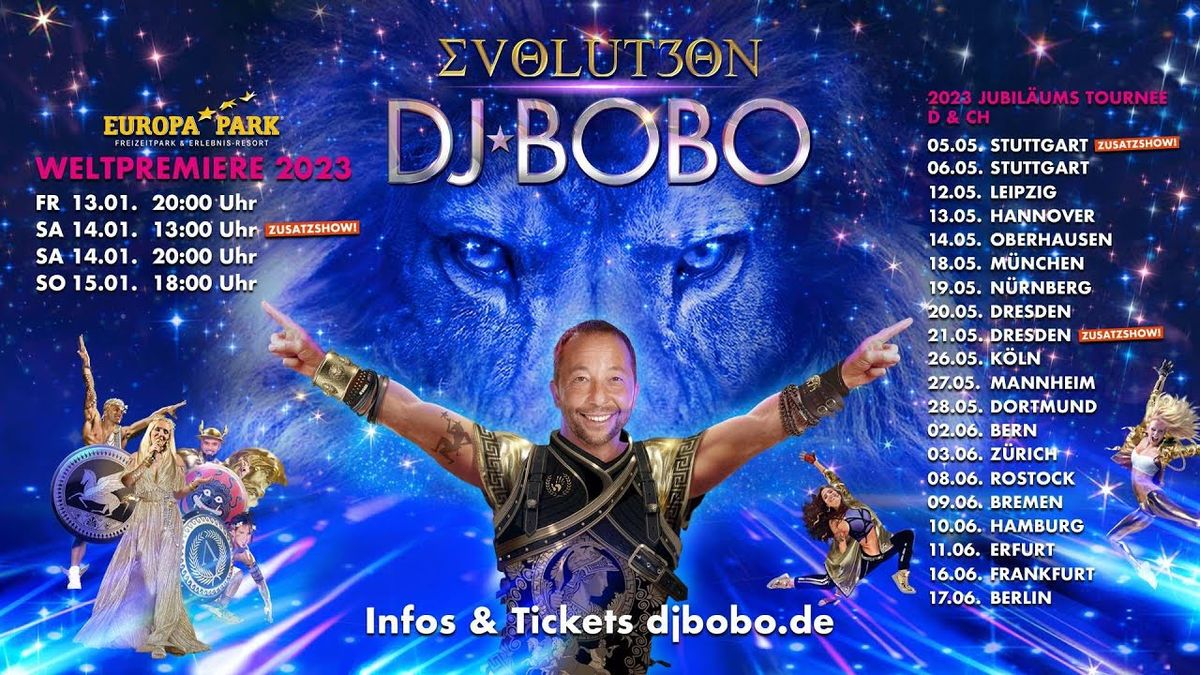 DJ Bobo at Messehalle, 14 May | Event in Erfurt | AllEvents