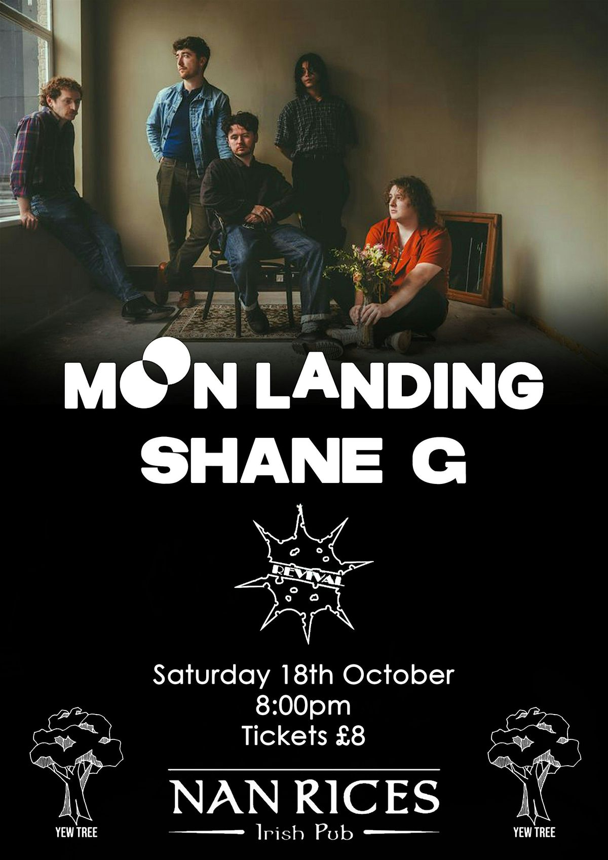 YEW TREE PRESENTS: Moon Landing w/ Shane G and Revival, 18 October | Event in Newry | AllEvents