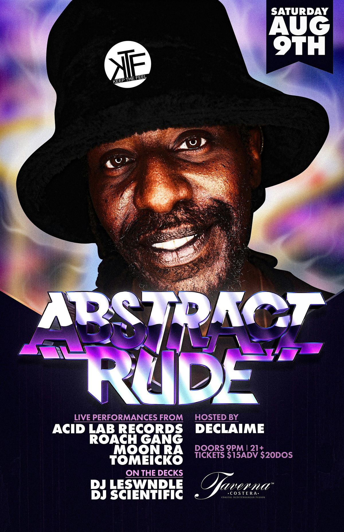 08.09.25 - Abstract Rude + More Live in Las Vegas at Taverna Costera, 9 August | Event in Las Vegas | AllEvents