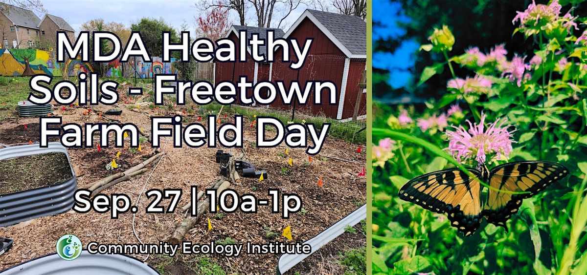 MDA Healthy Soils - Freetown Farm Field Day, 27 September | Event in Columbia | AllEvents