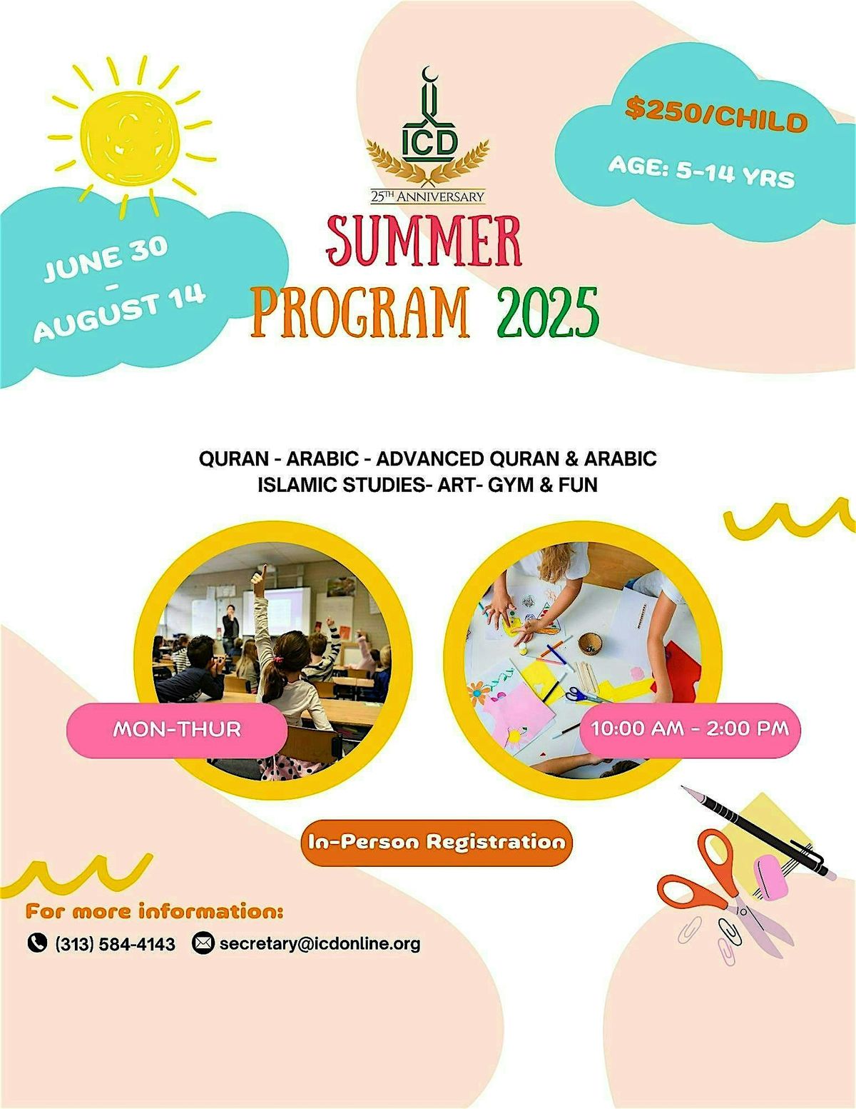 ICD SUMMER PROGRAM 2025, 30 June | Event in Detroit | AllEvents