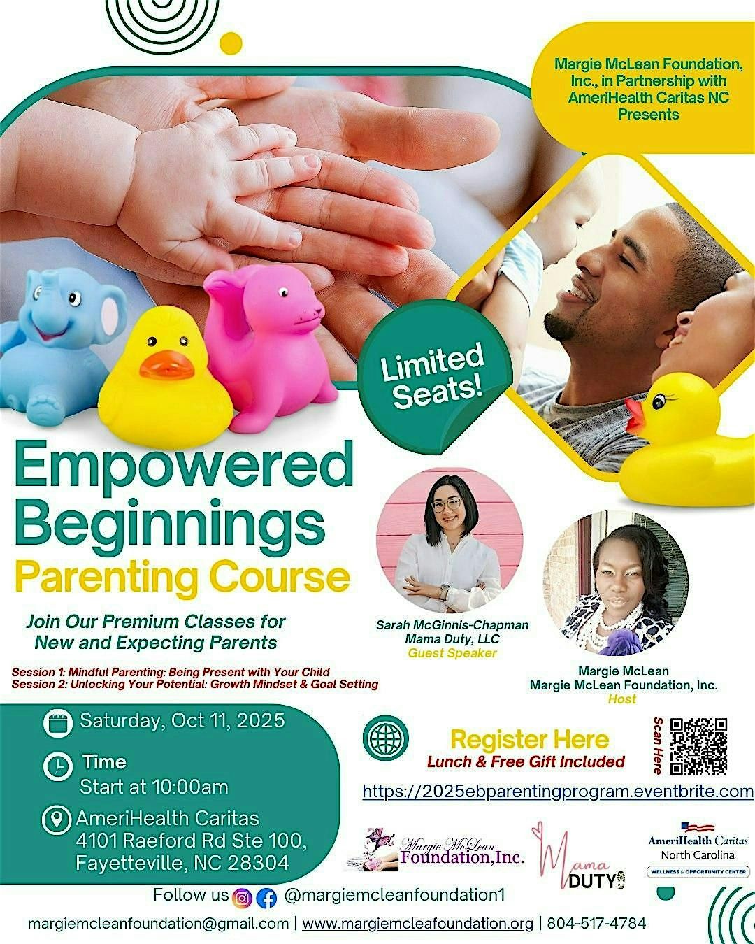Empowered Beginnings Parenting Course w/Margie McLean Foundation, 8 November | Event in Fayetteville | AllEvents