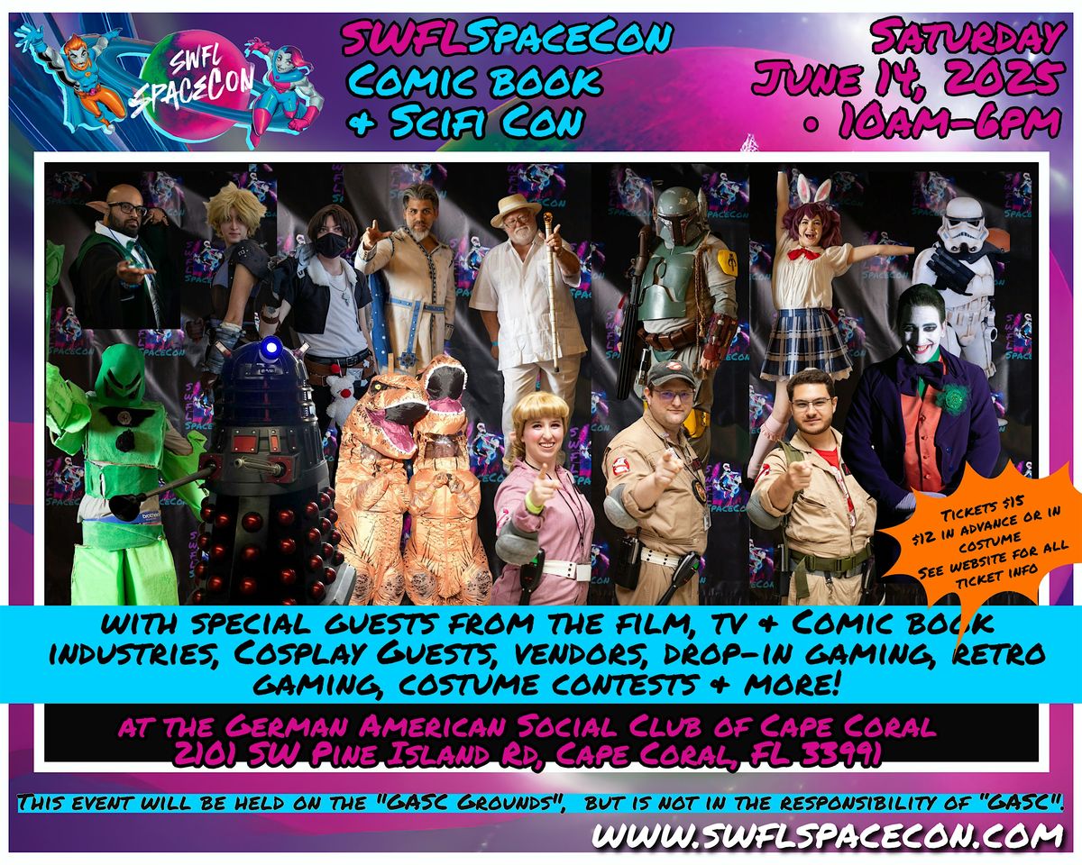 SWFL SpaceCon2025, 14 June | Event in Cape Coral | AllEvents