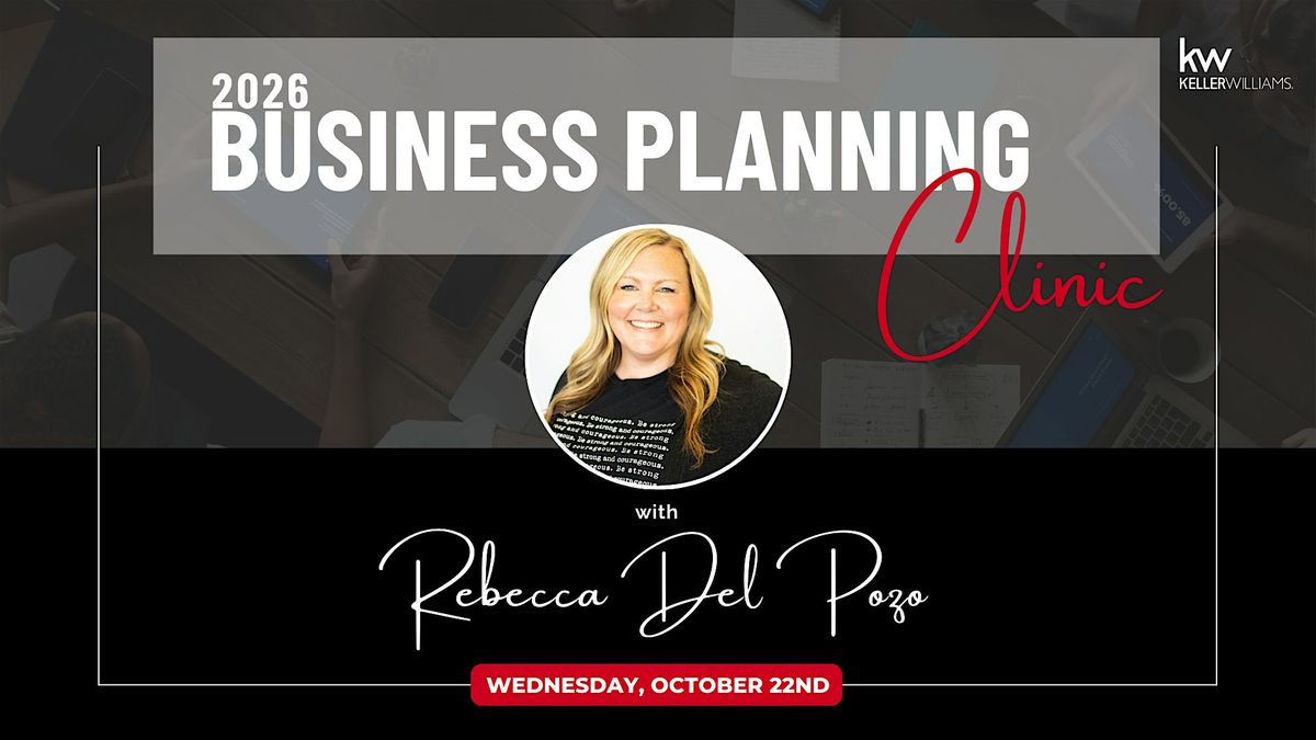 2026 Business Planning Clinic with Rebecca Del Pozo - Eugene, 22 October | Event in Eugene | AllEvents