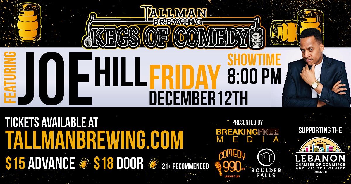 Kegs of Comedy featuring Joe Hill, 12 December | Event in Lebanon | AllEvents