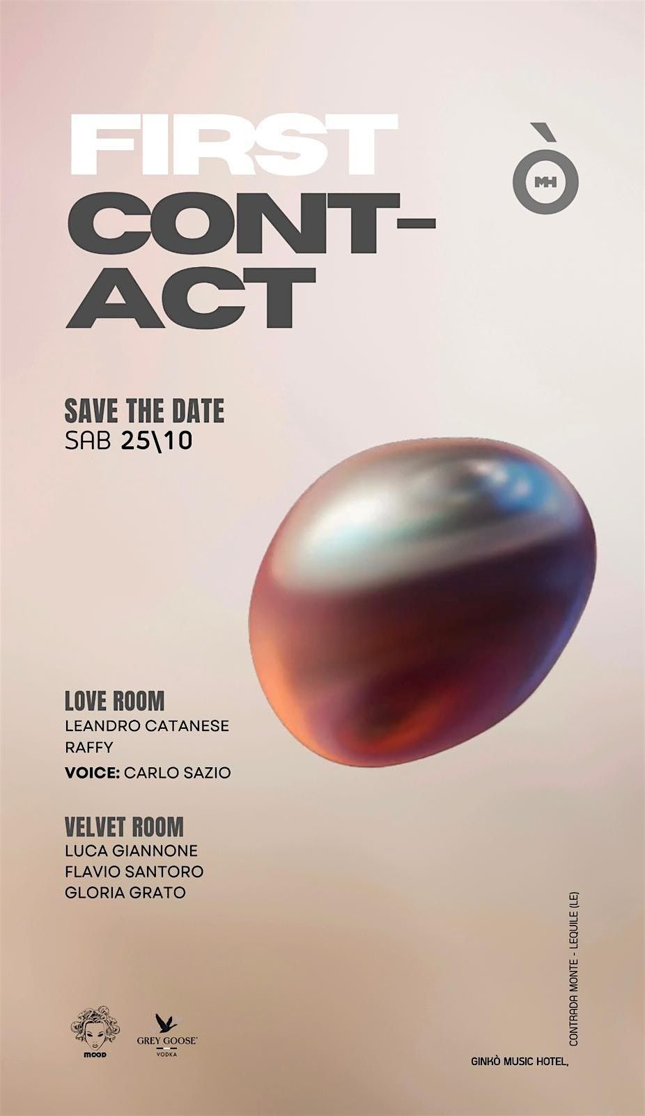 GINKO' - First Contact 25.10, 25 October | Event in Lequile | AllEvents