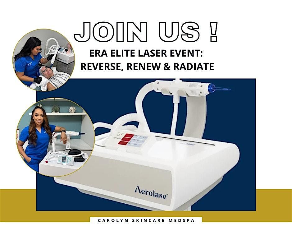 ERA Elite Laser Event: Reverse, Renew & Radiate, 8 May | Event in Maitland | AllEvents