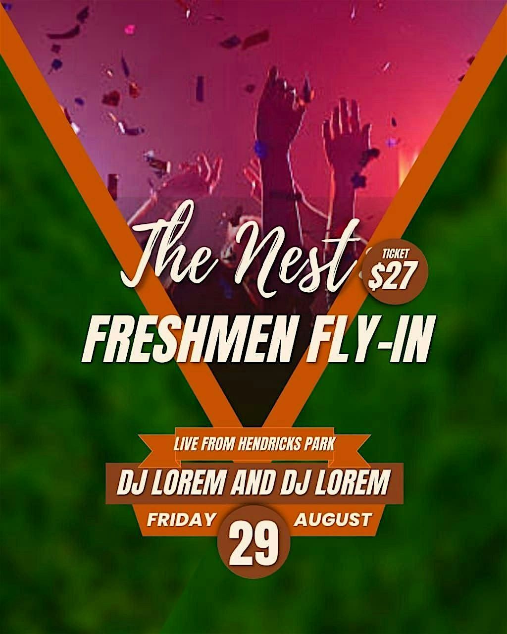 The Nest: Freshmen Fly-In, 29 August | Event in Eugene | AllEvents