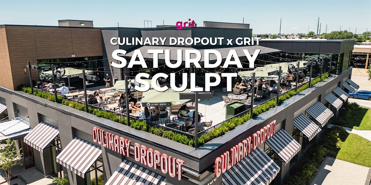 Saturday Sculpt at Culinary Dropout, 16 August | Event in Dallas | AllEvents