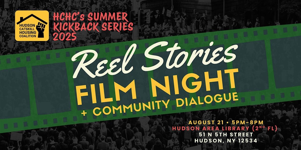 Reel Stories Film Night & Community Dialogue, 21 August | Event in Hudson | AllEvents