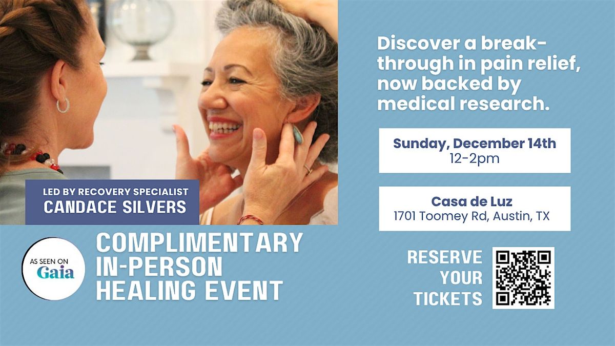 Complimentary In-Person Healing Event with Candace Silvers, 14 December | Event in Austin | AllEvents