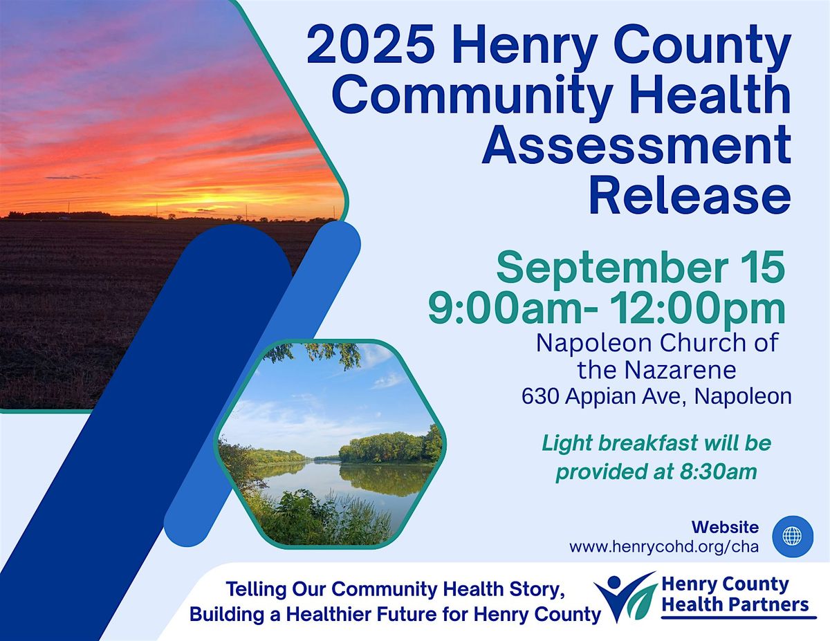 2025 Henry County Community Health Assessment Release, 15 September | Event in Napoleon | AllEvents