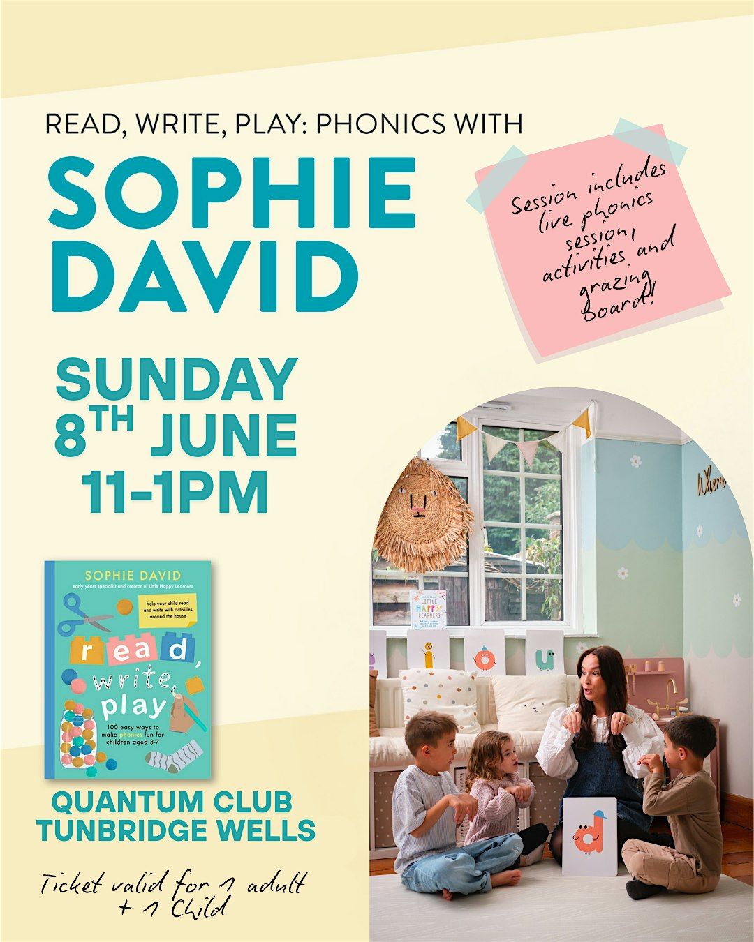 Read, Write, Play - Book Launch, 8 June | Event in Royal Tunbridge Wells | AllEvents