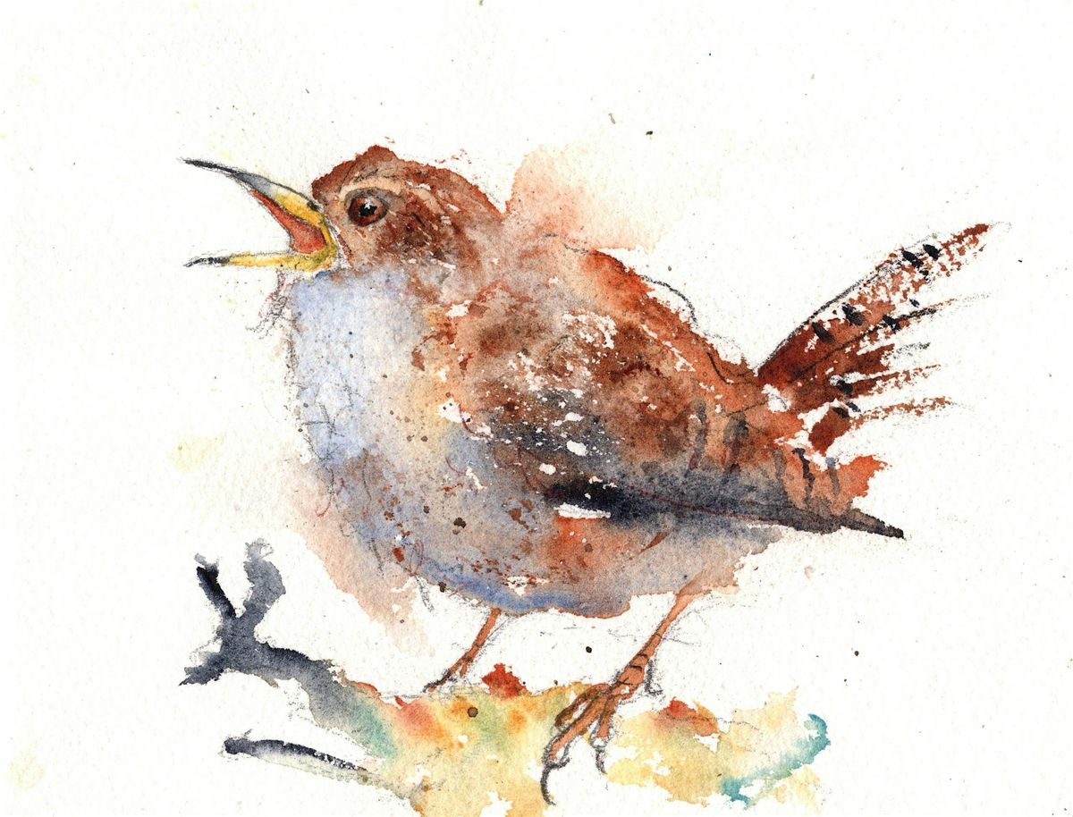 Troglodytes Troglodytes: Bird Painting with Tim Gomersall, 7 February | Event in Otley | AllEvents
