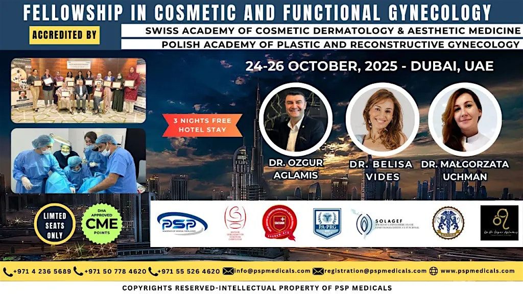 Fellowship in Cosmetic and Functional Gynecology, 24 October | Event in Dubai | AllEvents