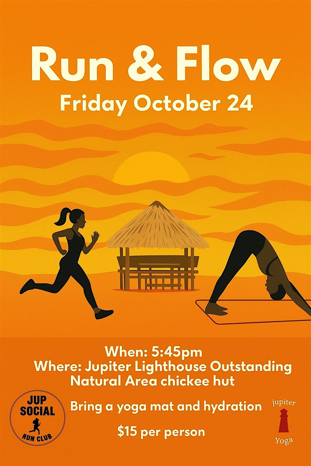 Run & Flow October!, 24 October | Event in Tequesta | AllEvents