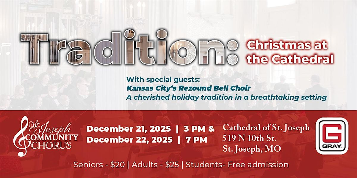 Christmas at the Cathedral with Kansas City's Rezound Bell Choir-Sunday, 21 December | Event in Saint Joseph