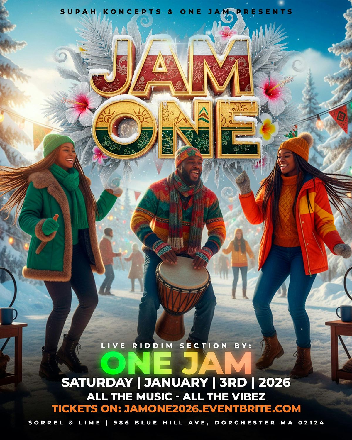 Jam One 2026, 2 January | Event in Boston | AllEvents