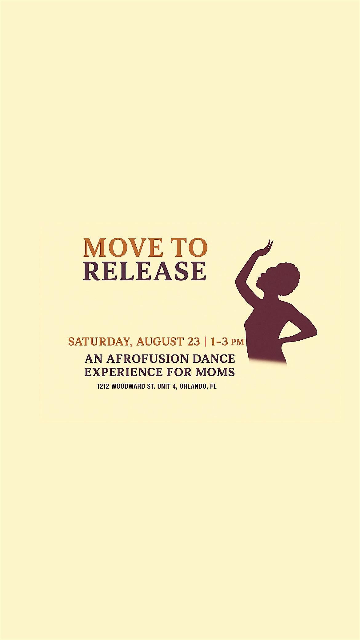 Move to Release: An AfroFusion Dance Experience for Moms, 23 August | Event in Orlando | AllEvents