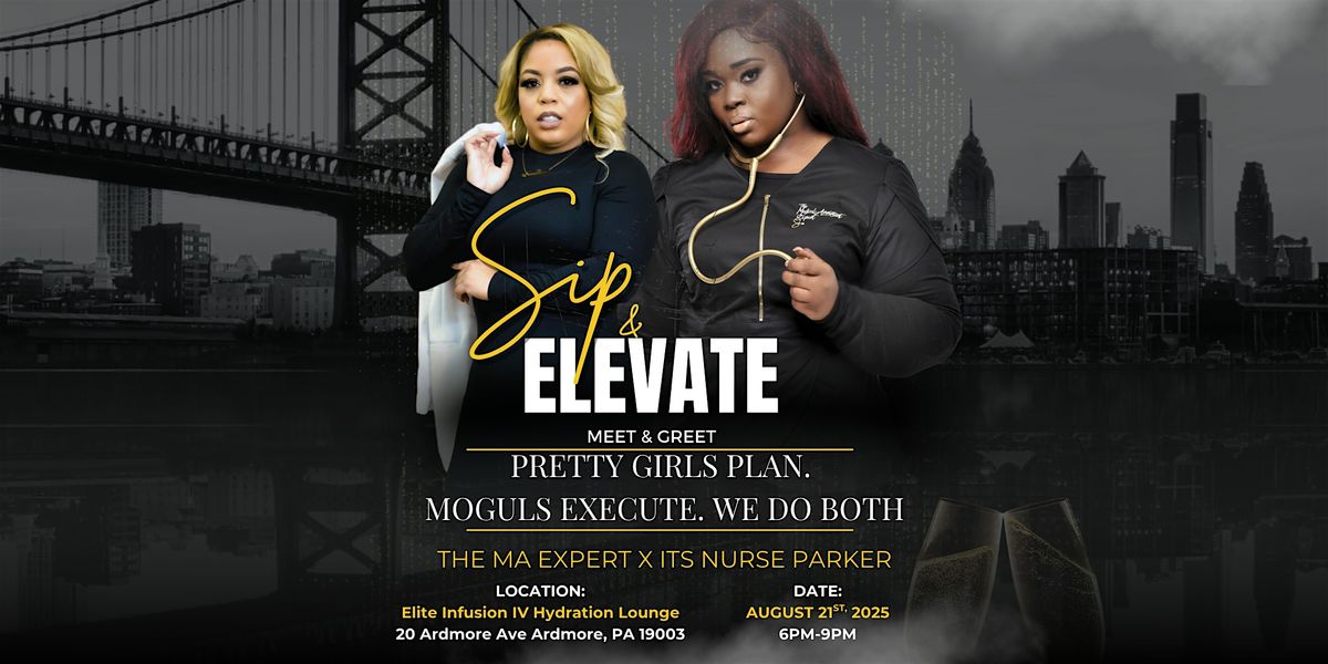 SIP & ELEVATE, 21 August | Event in ARDMORE | AllEvents
