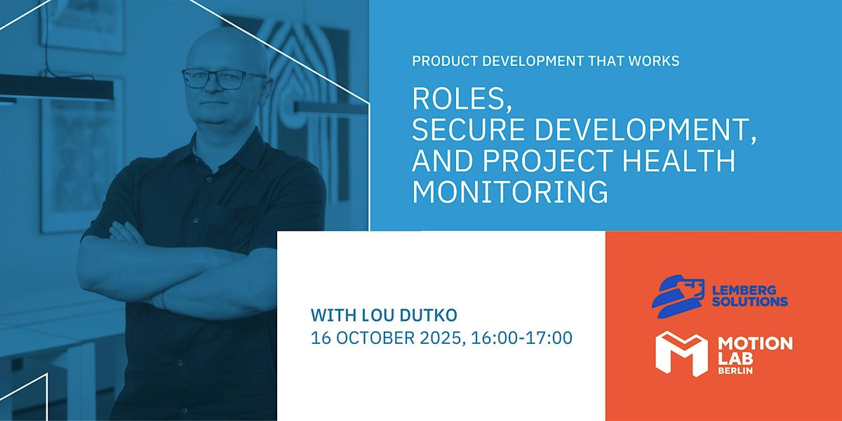 Roles, Secure Development, and Project Health Monitoring | Event in Berlin | AllEvents