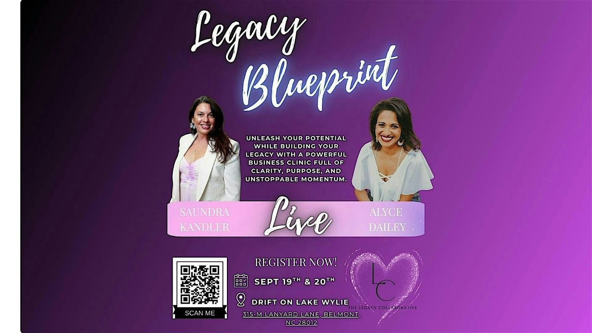 Legacy Blueprint Live, 19 September | Event in Belmont | AllEvents