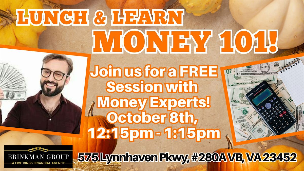 Join us for Lunch & Learn MONEY 101 in VB! | Event in Virginia Beach | AllEvents