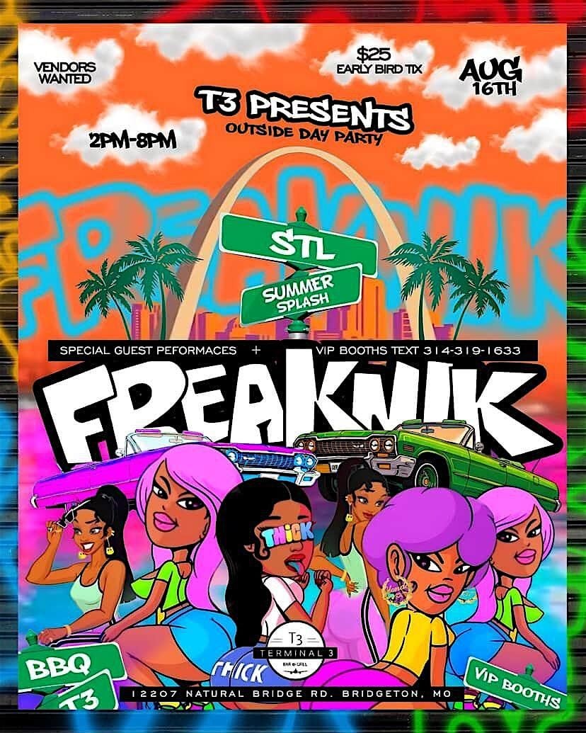 T3 Freaknik, 16 August | Event in Bridgeton | AllEvents