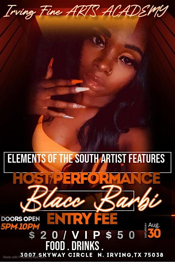 ELEMENTS of the SOUTH ARTIST FEATURES, 30 August | Event in Irving | AllEvents
