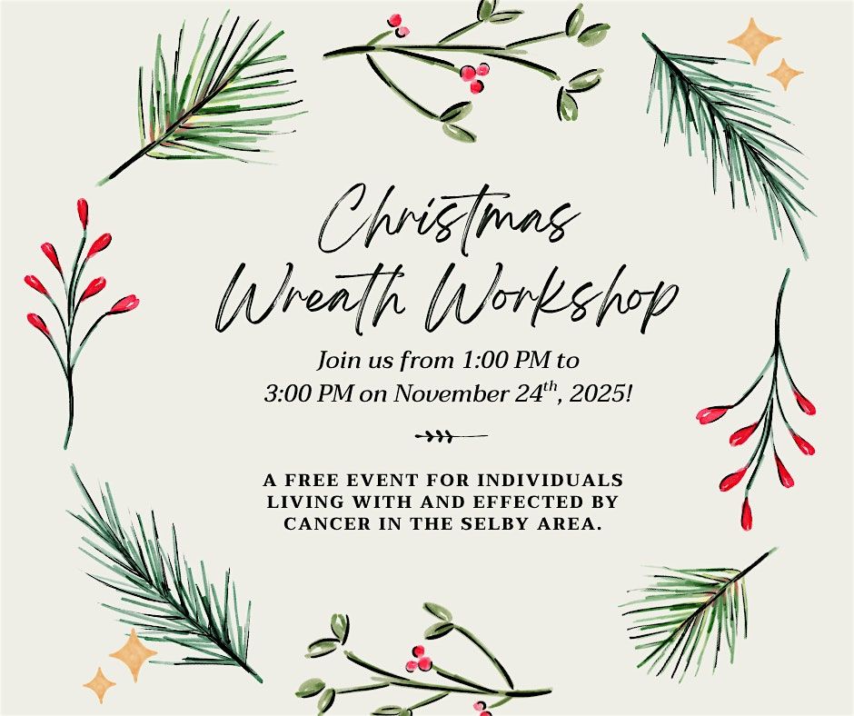Wreath Making Workshop, 24 November | Event in Selby | AllEvents