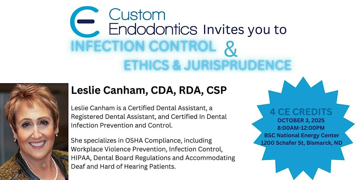 Infection Control/Ethics & Jurisprudence CE, 3 October | Event in Bismarck | AllEvents