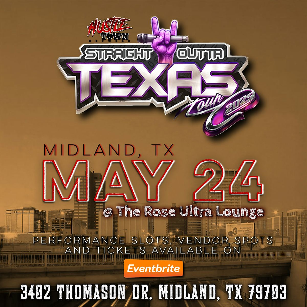 STRAIGHT OUTTA TEXAS: MIDLAND (MAY 24) | Event in Midland | AllEvents
