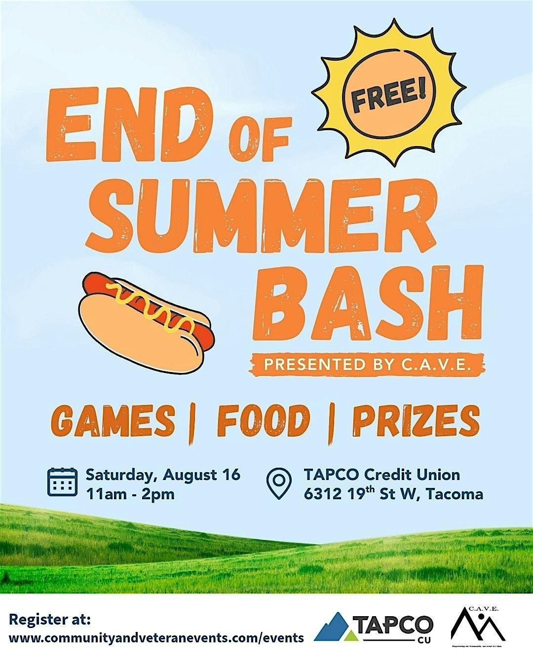 TAPCO End of Summer Bash, 16 August | Event in Tacoma | AllEvents