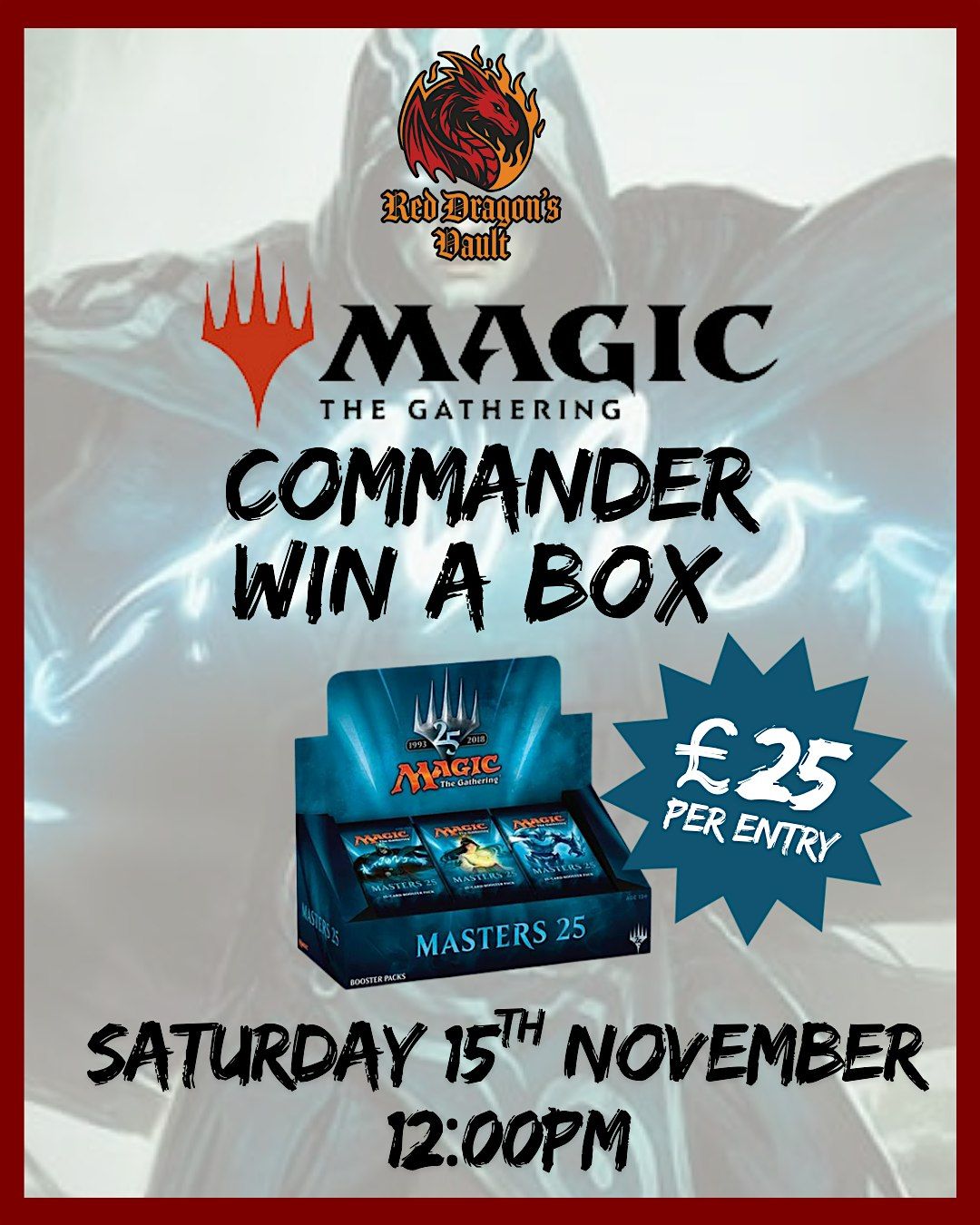 Magic the Gathering Tournament - Win a Box of Masters 25  - RDV - Wrexham, 15 November | Event in Wrexham