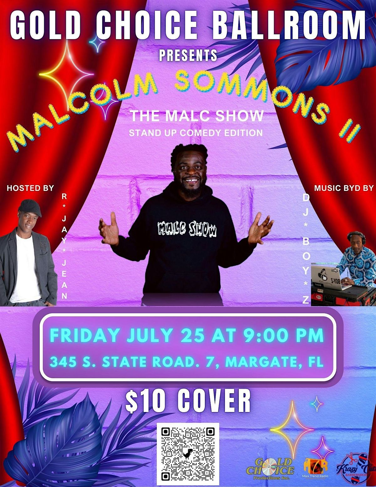 Malcolm Sommons II | The Malc Show | Stand Up Comedy Edition, 25 July | Event in Margate | AllEvents