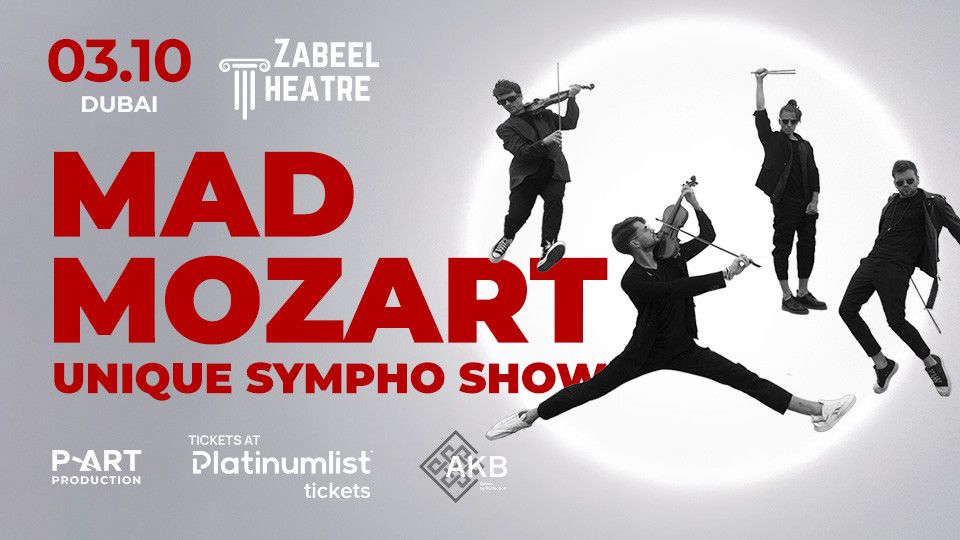 Mad Mozart: Unique Sympho Show at Zabeel Theatre, Dubai, 3 October | Event in Dubai | AllEvents