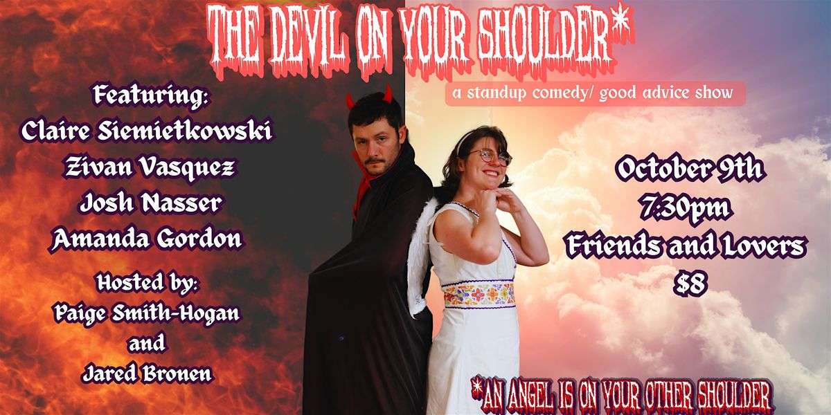 The Devil On Your Shoulder (Live Comedy), 9 October | Event in Brooklyn | AllEvents