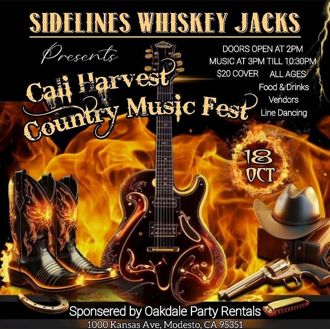Cali Harvest County Music Fest, Sidelines Whiskeyjacks, Modesto, 18 ...