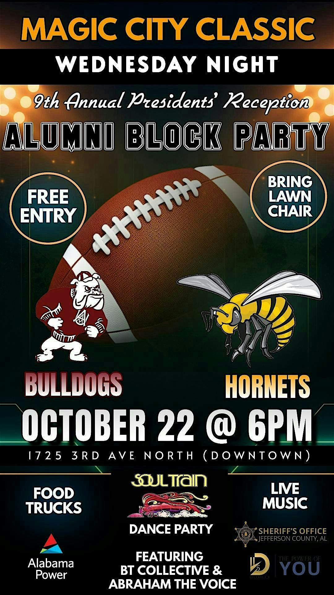 9th Annual Magic City Classic Alumni Block Party, 22 October | Event in Birmingham | AllEvents