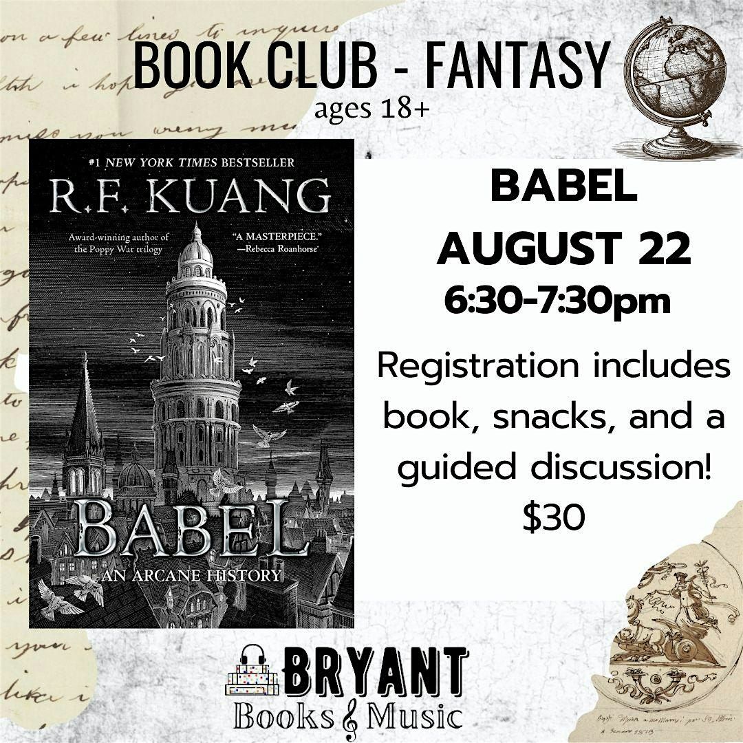 Babel: Or The Necessity of Violence Book Club, 22 August | Event in Hastings | AllEvents