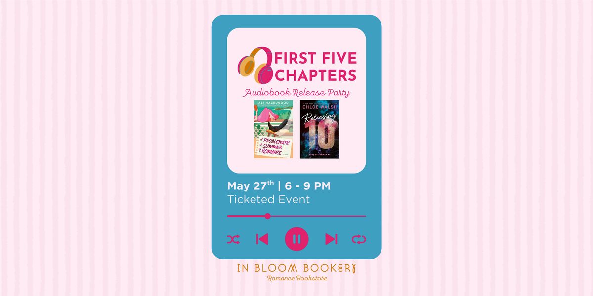 First Five Chapters: An Audiobook Listening Party, 27 May | Event in Temecula | AllEvents