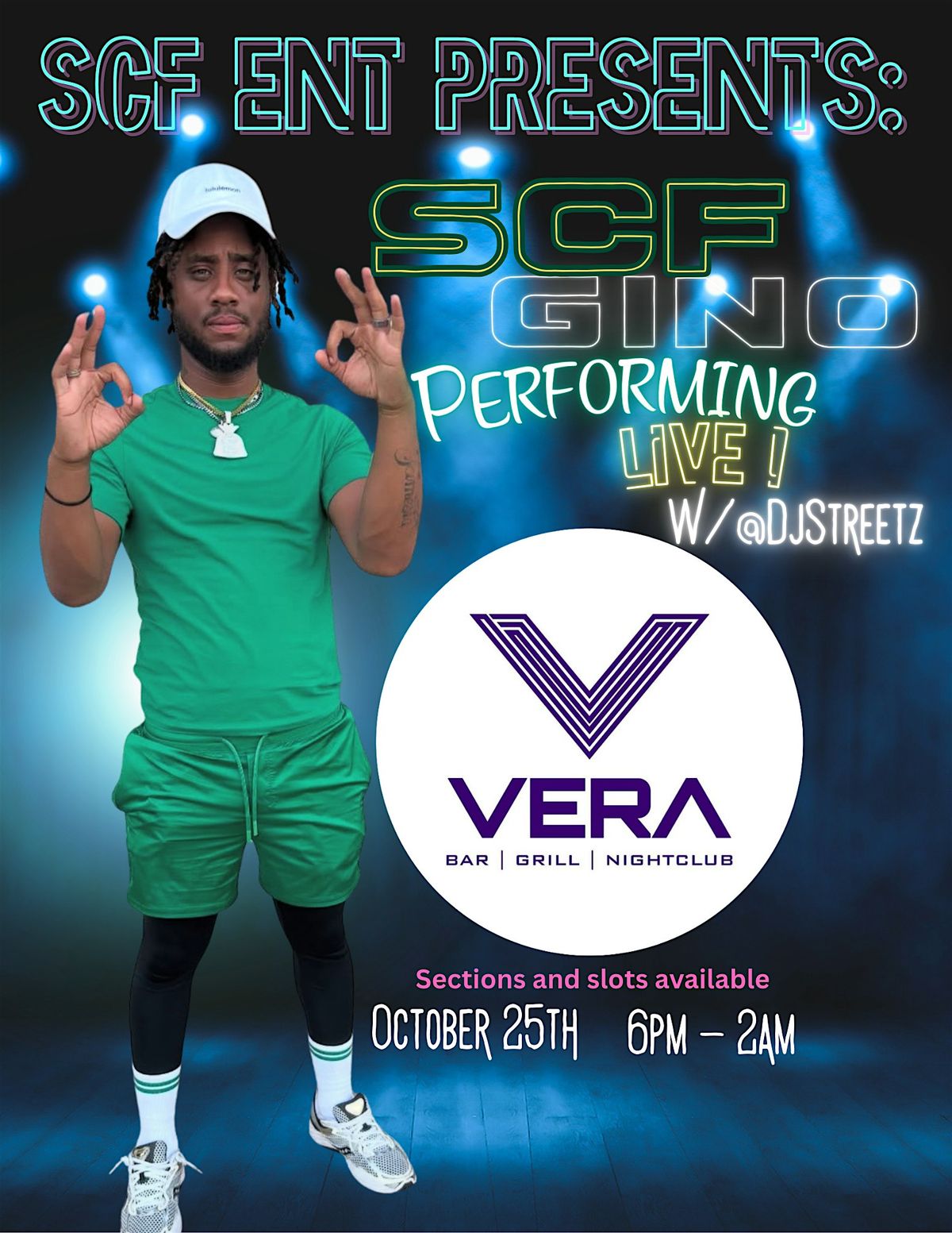 SCF GINO VERA PREFORMANCE, 25 October | Event in Cherry hill | AllEvents